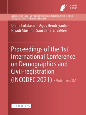 cover image of Proceedings of the 1st International Conference on Demographics and Civil-registration (INCODEC 2021)